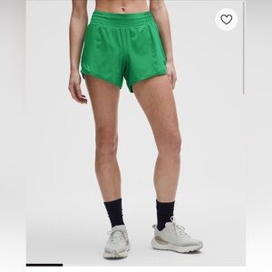 lululemon athletica Bright Green Women's Athletic Shorts